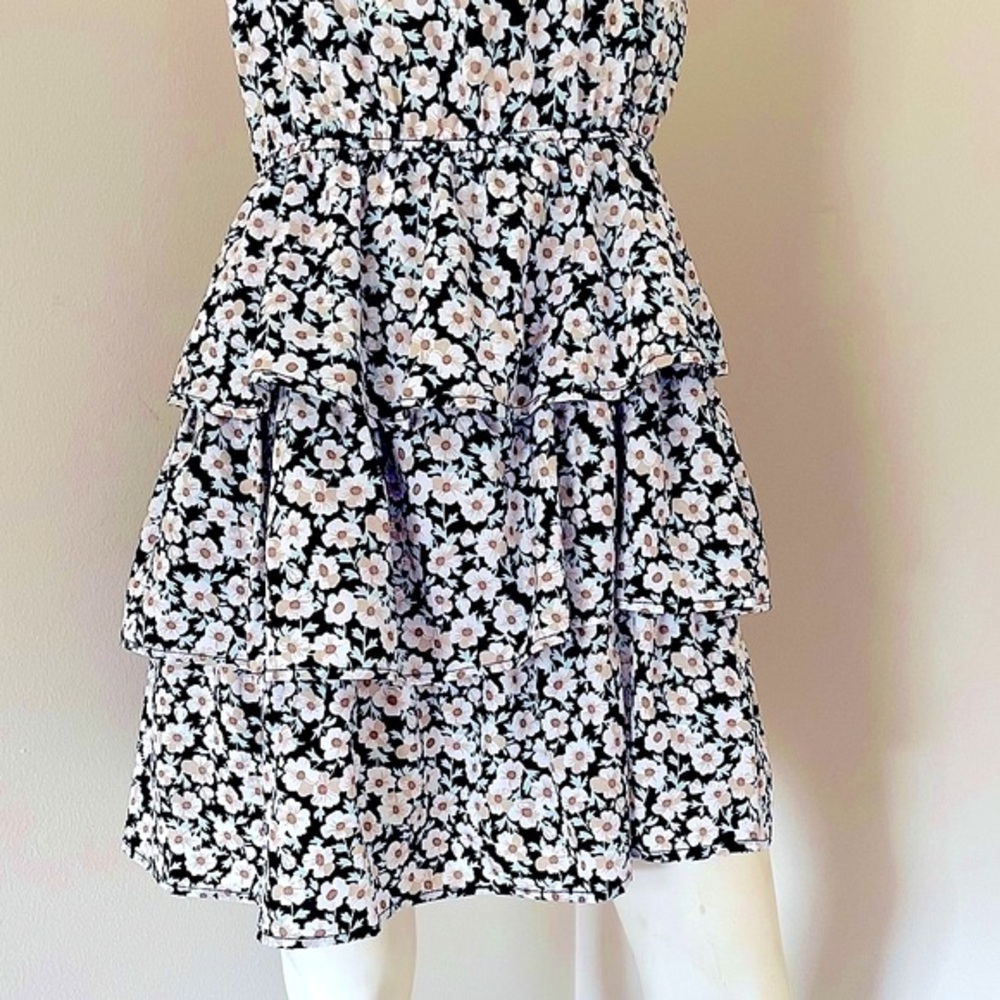 NEW pretty garden one-shoulder tiered ruffle dress - Picture 9 of 10